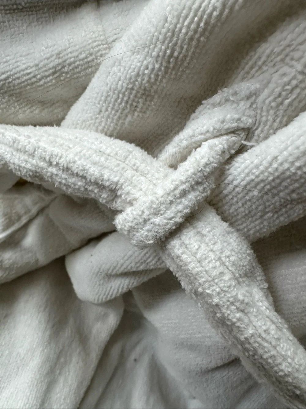 VINTAGE • Charter Club • 100% cotton • turkish • spa bath robe • white • small